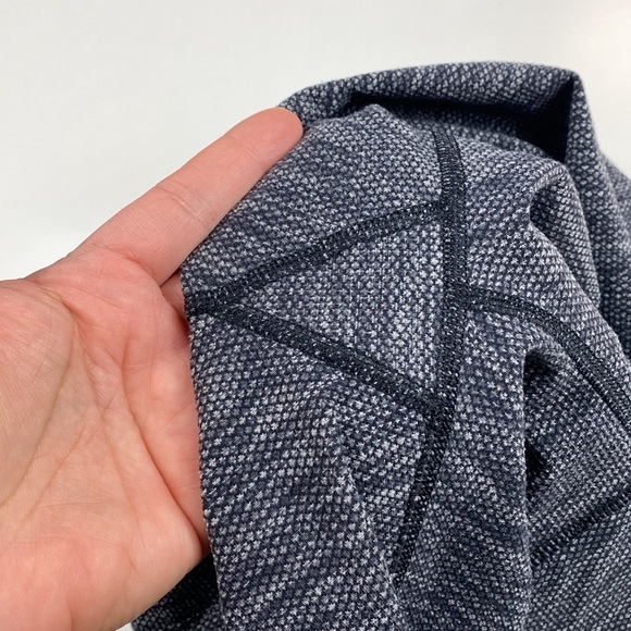 Lululemon Wunder Under Pant III Coco Pique Black White - low to mid rise - Picture 9 of 10